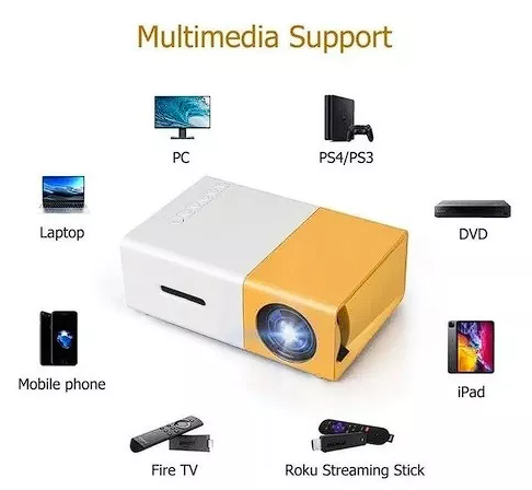 Mini Proyector Led Portatil Hdmi Vga Usb